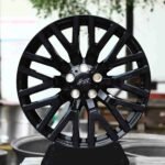 Kahn-Style Gloss Black Cross-Spoke Mesh Forged Wheels – Land Rover Range Rover / Discovery Fitment (5-Lug)