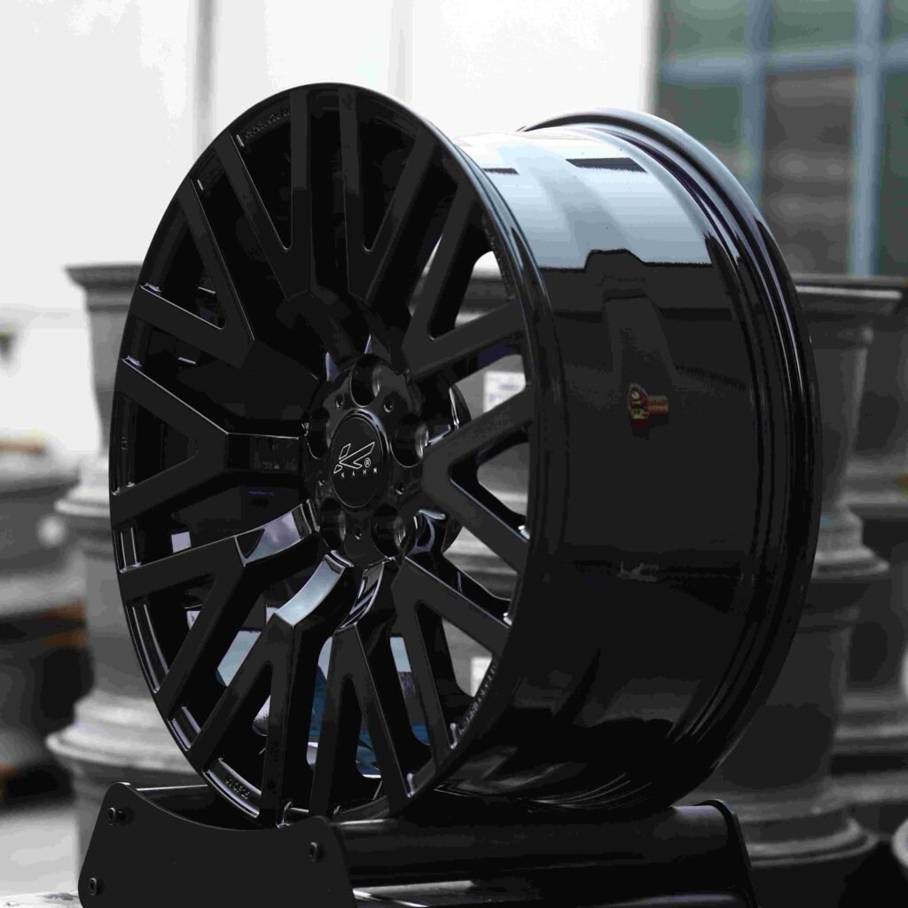 5x120 wheels – Matte Silver 10 Y-Spoke (Kahn-Style), side view