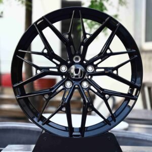 Matte Silver 10 Y-Spoke Side-Milled Forged Wheels – Honda Civic / Honda Accord Fitment (5-Lug)