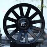Porsche 911 / BMW M3 Forged Wheels – Matte Black 12-Spoke Concave