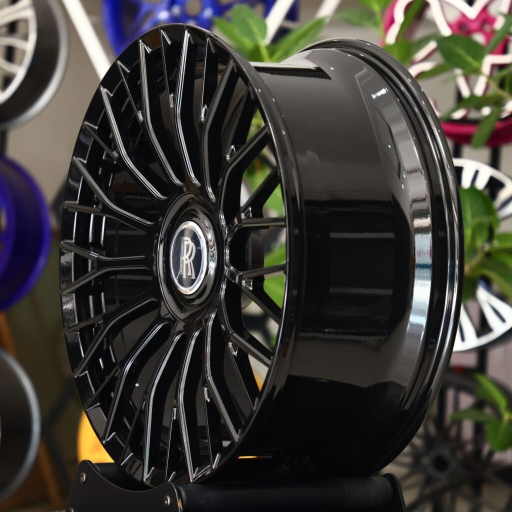 5x112 wheels – Matte Silver 15 Y-Spoke, side view