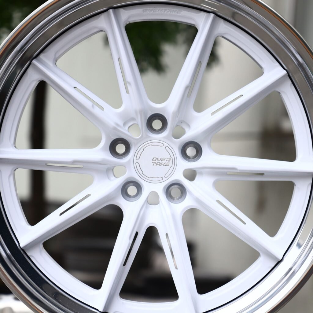 Matte Silver 2-Piece Deep Lip Forged Wheels - Porsche 911 / BMW M3 Fitment (5-Lug) view 4