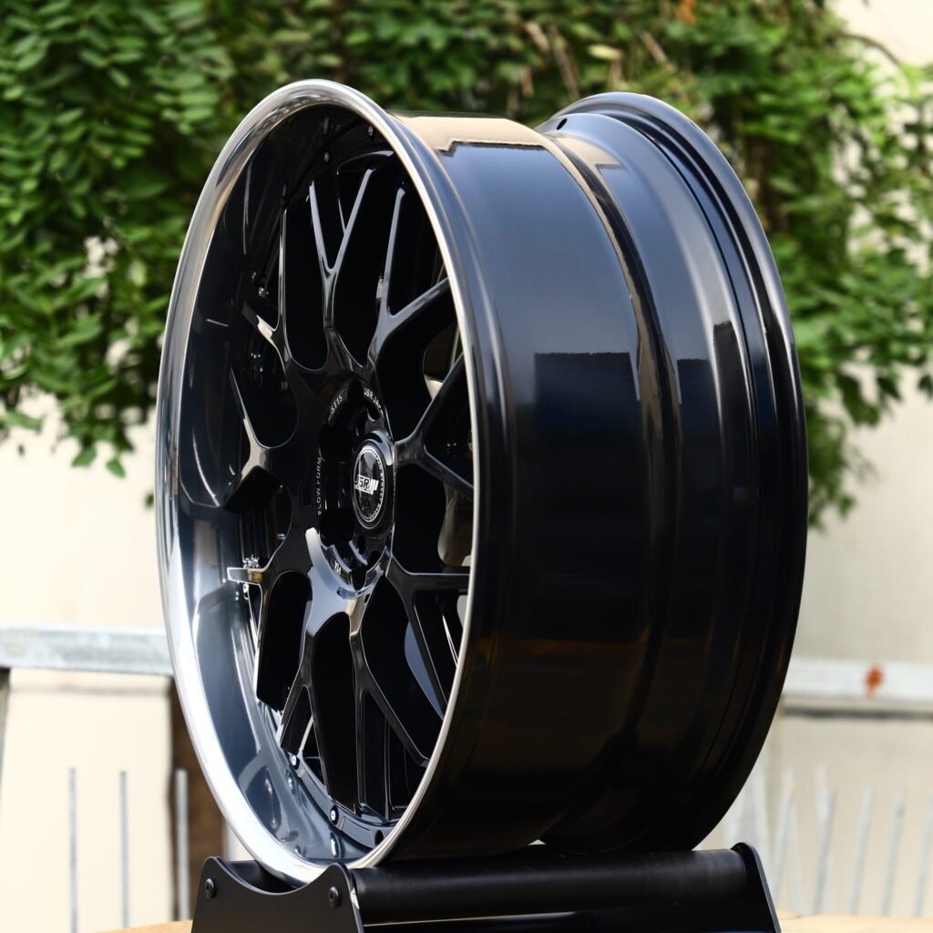 Chevrolet Silverado wheels – Matte Silver 2-Piece Deep Lip, angled view