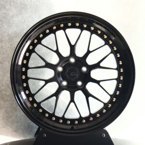 Matte Silver 2-Piece Deep Lip Riveted Forged Wheels – Porsche 911 / BMW M3 Fitment (5-Lug)