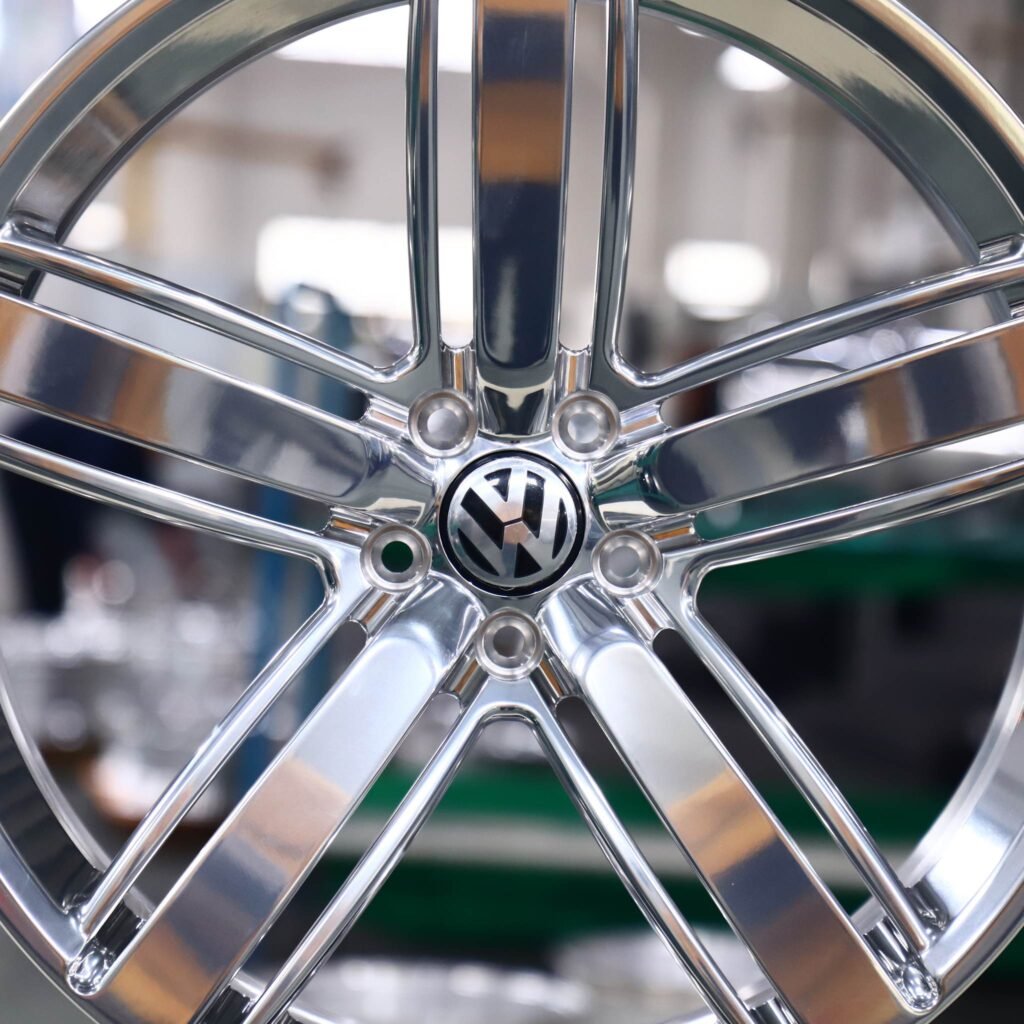 Toyota GR Supra wheels – Matte Silver 5-Spoke, lip and barrel detail