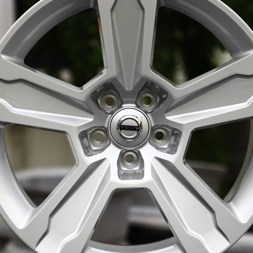 Matte Silver 5-Spoke Forged Wheels - Volvo S60 / Volvo S90 Fitment (5-Lug) view 3