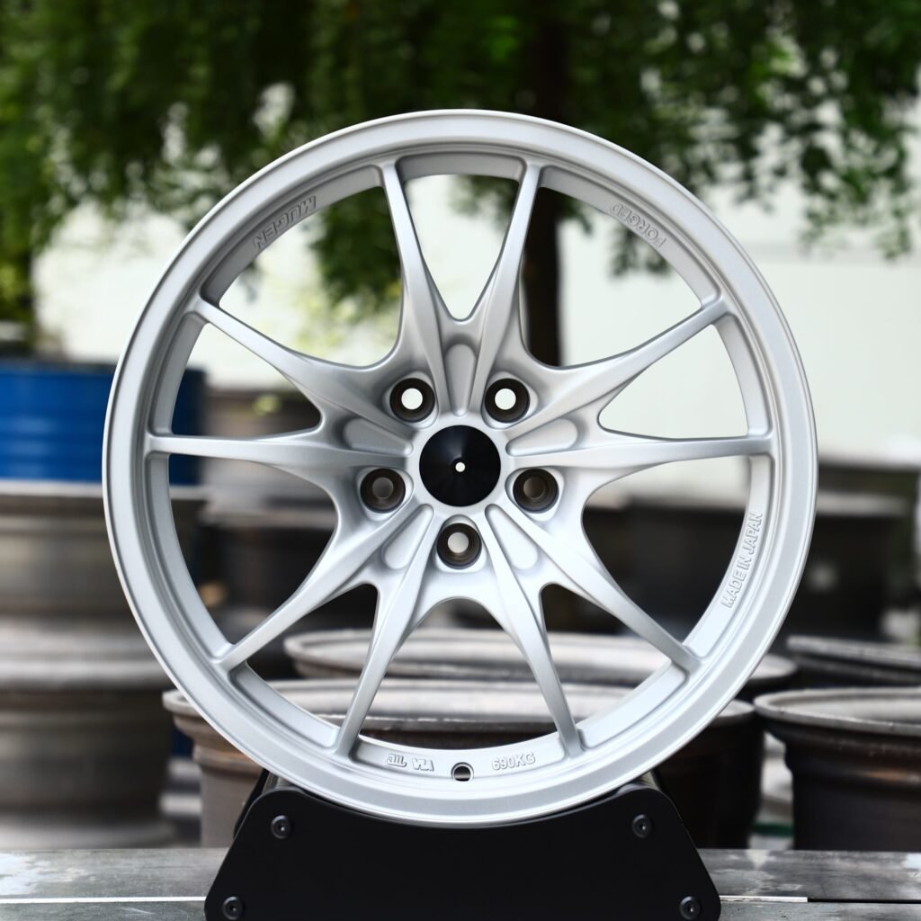 Matte Silver 5 Y-Spoke Forged Wheels - Audi A6 / BMW 5 Series Fitment (5-Lug) view 2
