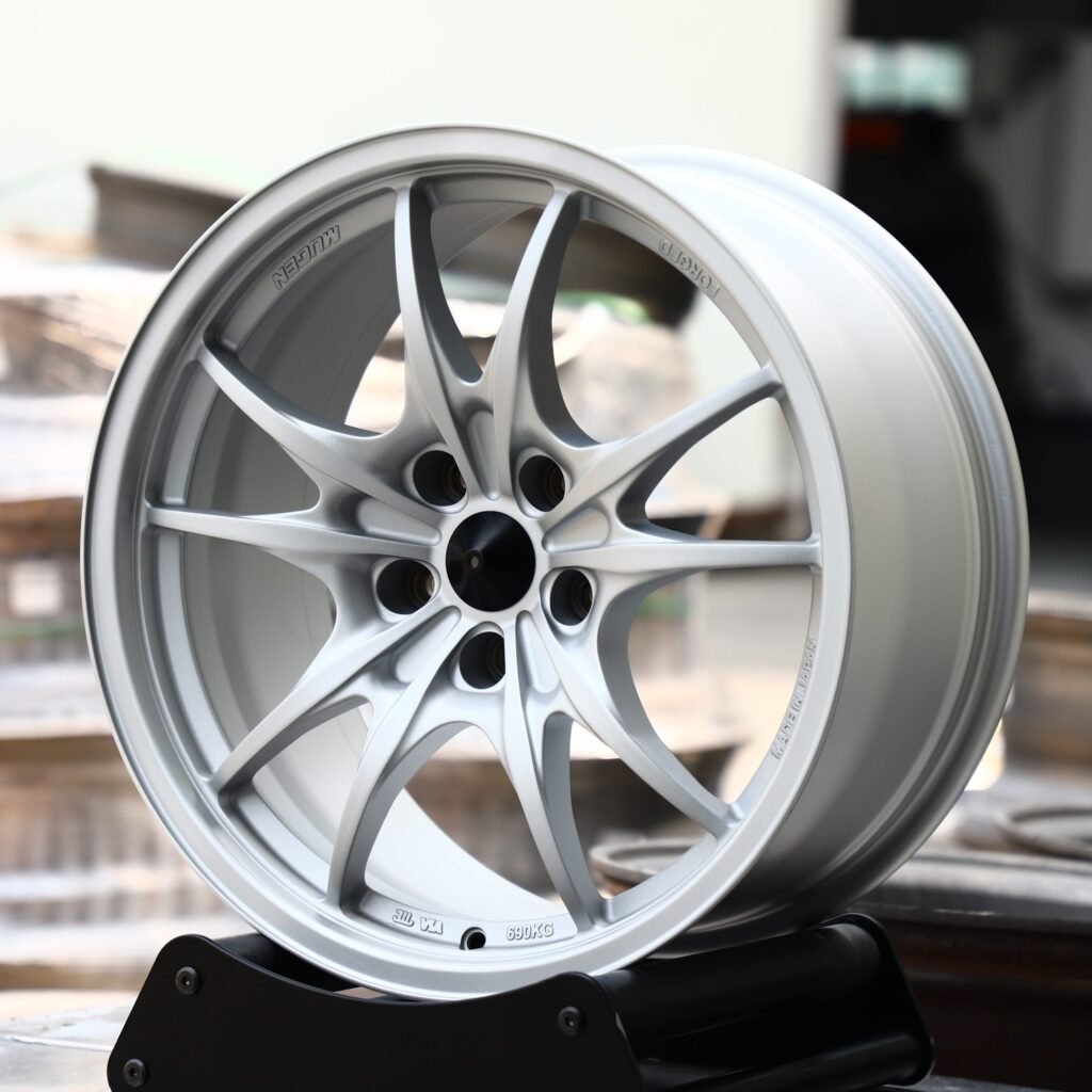 Matte Silver 5 Y-Spoke Forged Wheels - Audi A6 / BMW 5 Series Fitment (5-Lug) view 3