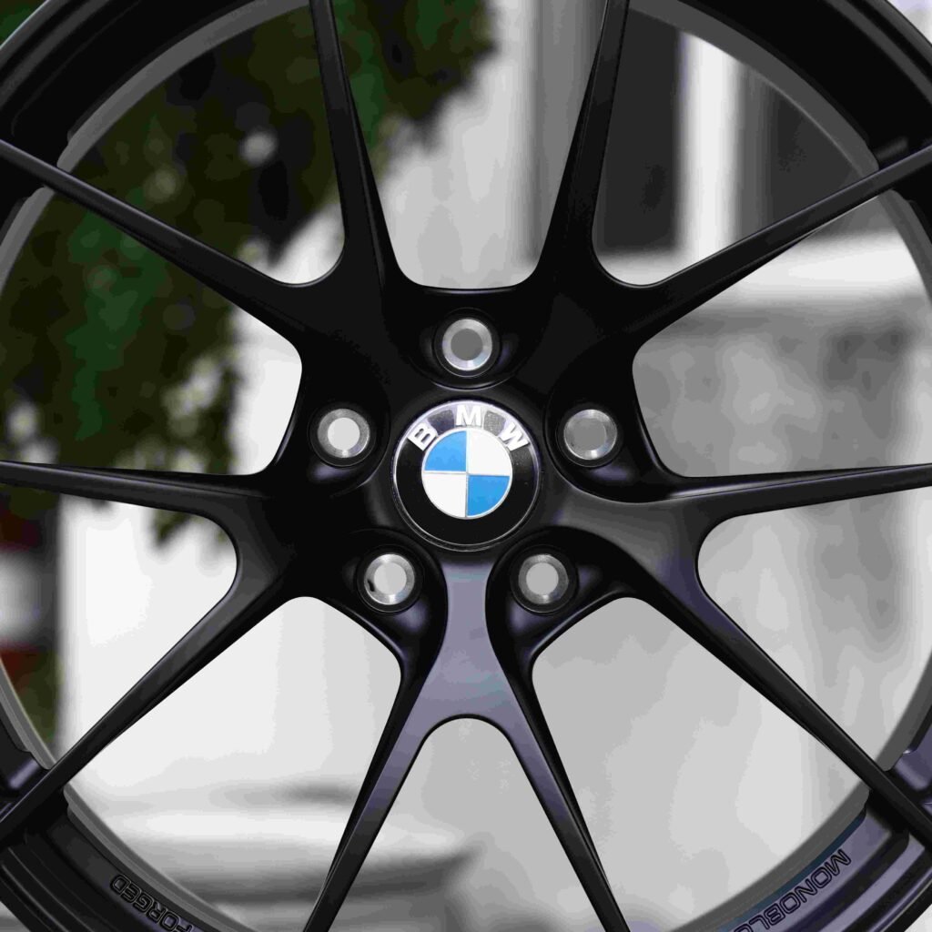 BMW M3 F80 wheels – Matte Silver 5 Y-Spoke, lip and barrel detail