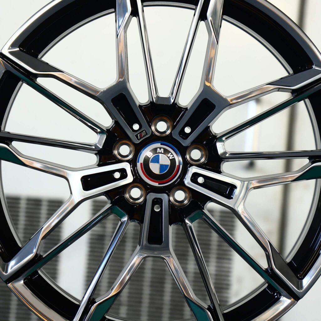 BMW M4 F82 wheels – Matte Silver 5 Y-Spoke, lip and barrel detail