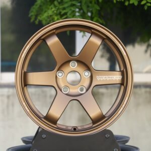 Porsche 911 / BMW M3 Forged Wheels – Bronze 6-Spoke (5-Lug)