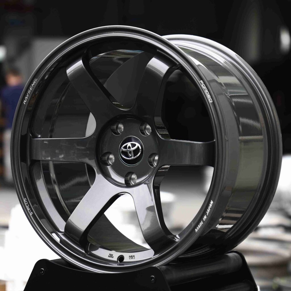 Matte Silver 6-Spoke Forged Wheels - Toyota GR86 / Toyota Supra Fitment (5-Lug) view 2