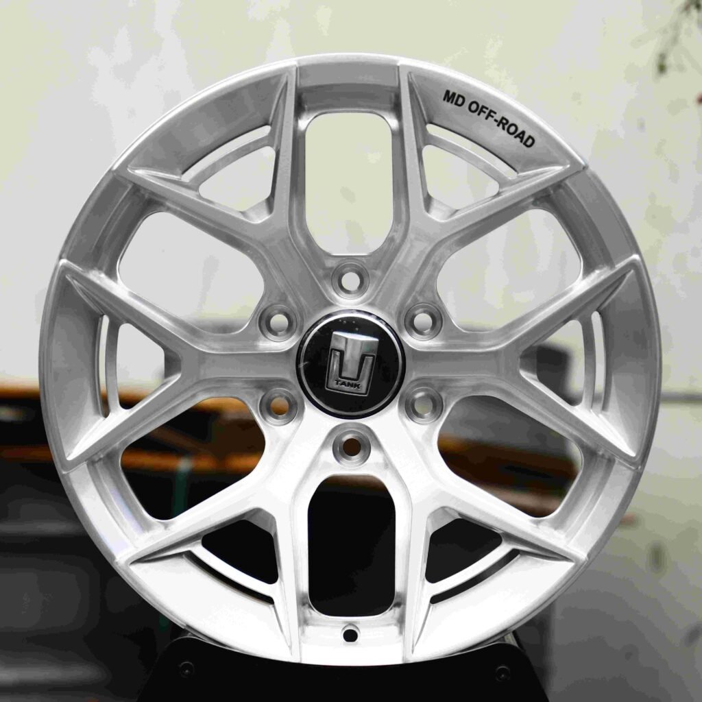 Matte Silver 6 Y-Spoke 6-Lug Off-Road Forged Wheels – Ford F-150 / Chevrolet Silverado Fitment (6-Lug)