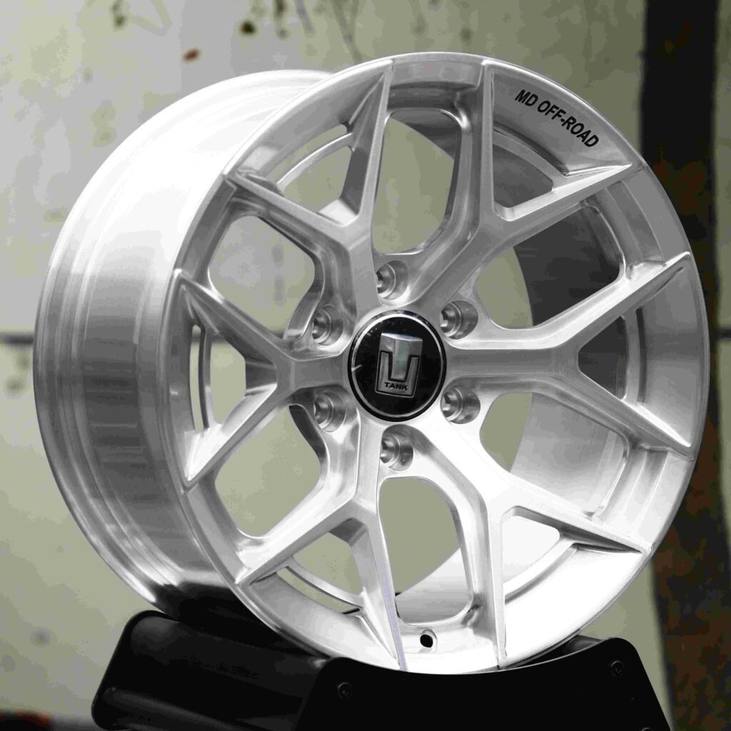 Matte Silver 6 Y-Spoke 6-Lug Off-Road Forged Wheels - Ford F-150 / Chevrolet Silverado Fitment (6-Lug) view 2