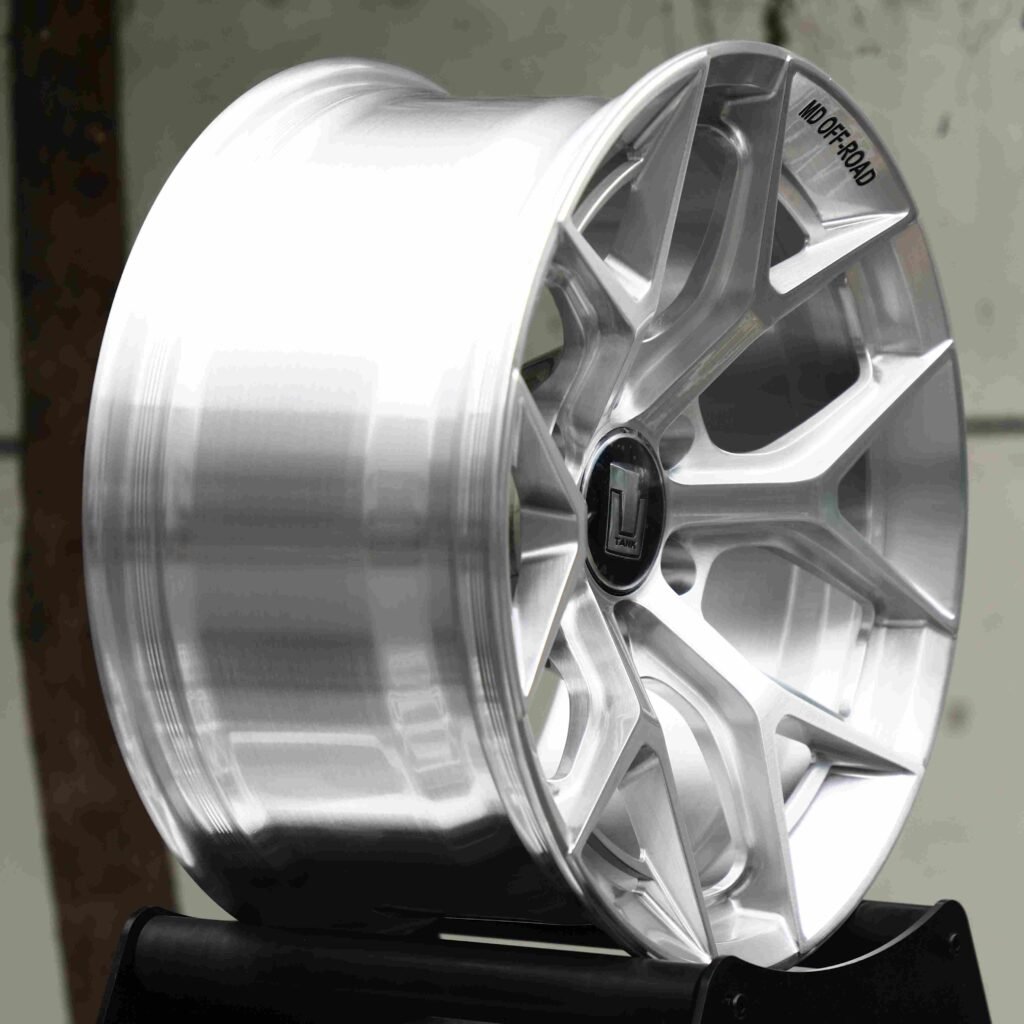 Matte Silver 6 Y-Spoke 6-Lug Off-Road Forged Wheels - Ford F-150 / Chevrolet Silverado Fitment (6-Lug) view 3