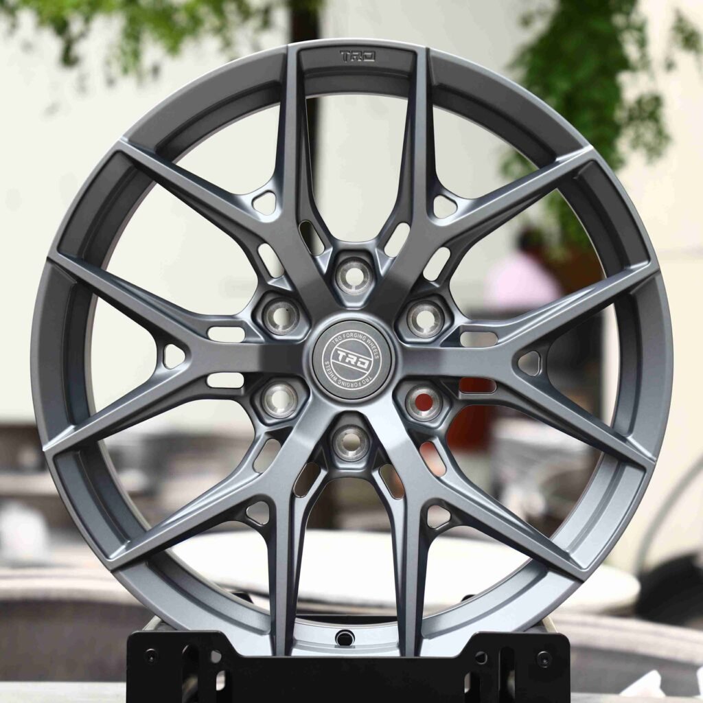 Matte Silver 6 Y-Spoke Side-Milled 6-Lug Off-Road Forged Wheels - Ford F-150 / Chevrolet Silverado Fitment (6-Lug) Off-Road forged wheel
