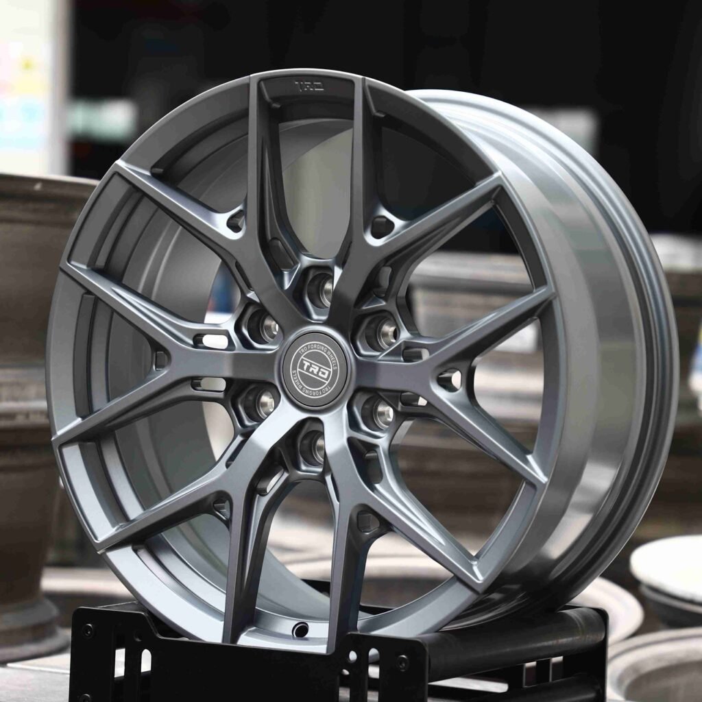 Matte Silver 6 Y-Spoke Side-Milled 6-Lug Off-Road Forged Wheels - Ford F-150 / Chevrolet Silverado Fitment (6-Lug) view 2