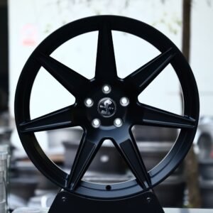 Ford Mustang / Chevrolet Camaro Forged Wheels – Matte Silver 7-Spoke