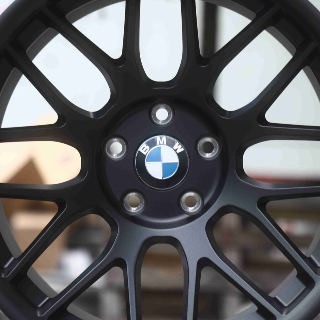 BMW M4 F82 wheels – Matte Silver 8 Y-Spoke, lip and barrel detail