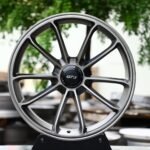 Porsche OEM-Style Matte Silver Center-Lock 10-Spoke Forged Wheels – Porsche 911 992 / 911 991 Fitment (5-Lug)