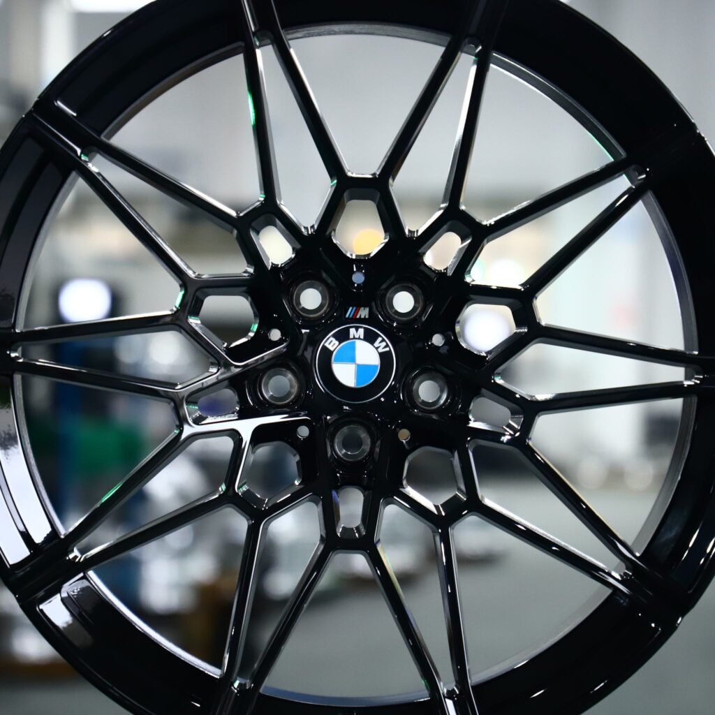 5x120 wheels – Matte Silver Concave, side view