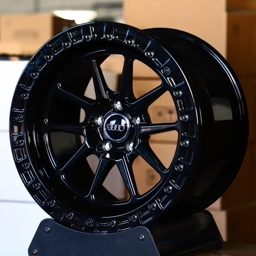 Chevrolet Camaro wheels – Matte Silver Custom, angled view