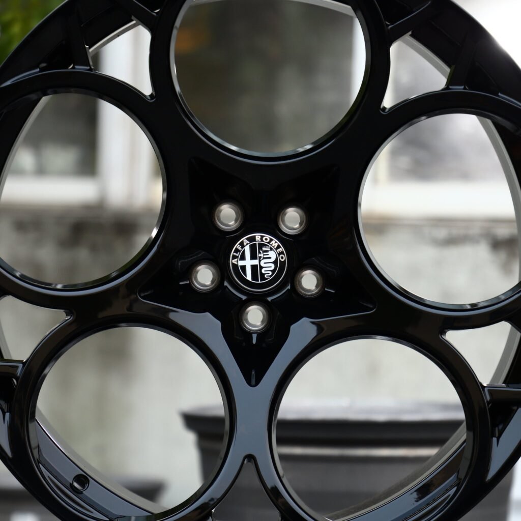 BMW M3 F80 wheels – Matte Silver Custom, lip and barrel detail