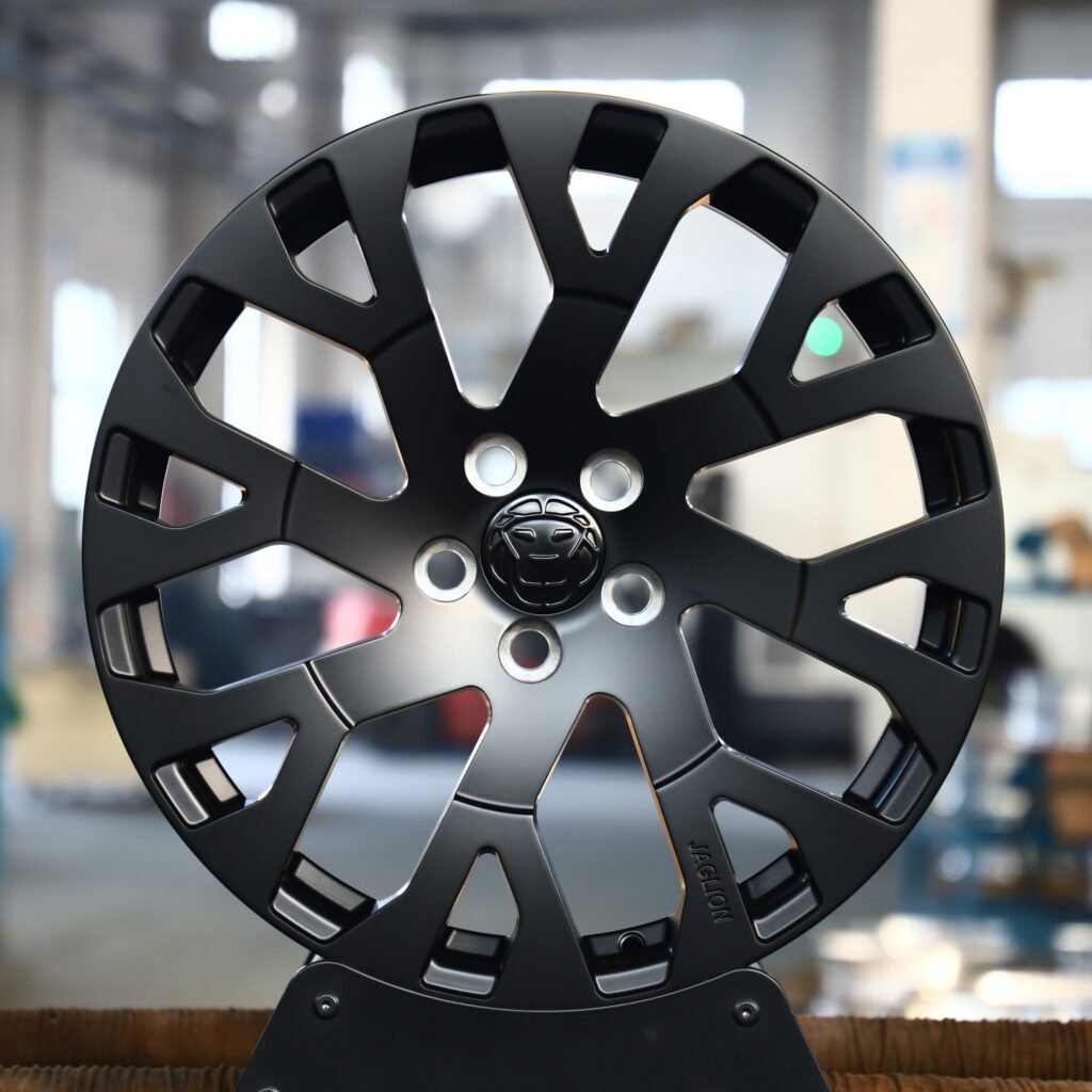 Peugeot 508 wheels – Matte Silver Custom (Peugeot OEM-Style), front view