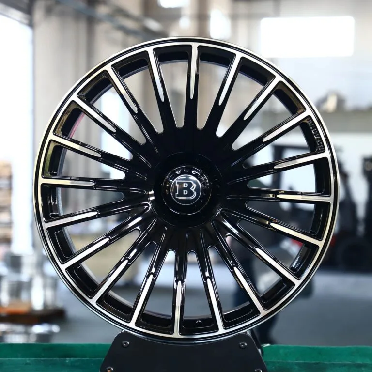 Mercedes-Benz E-Class wheels – Matte Silver Custom, front view