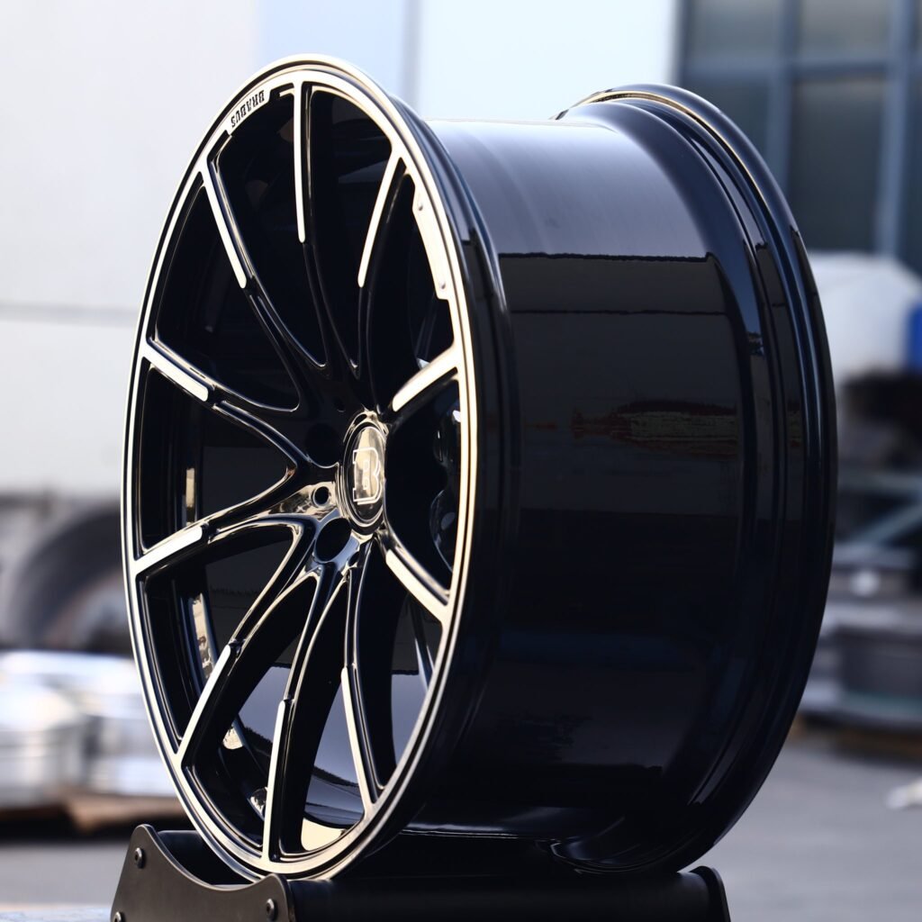 5x130 wheels – Matte Silver Custom, side view