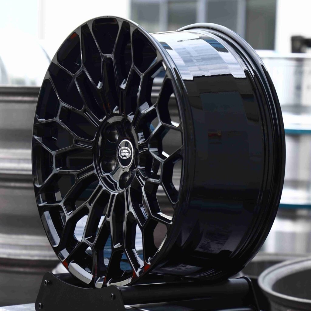 5x120 wheels – Matte Silver Cut-Out (Land Rover OEM-Style), side view