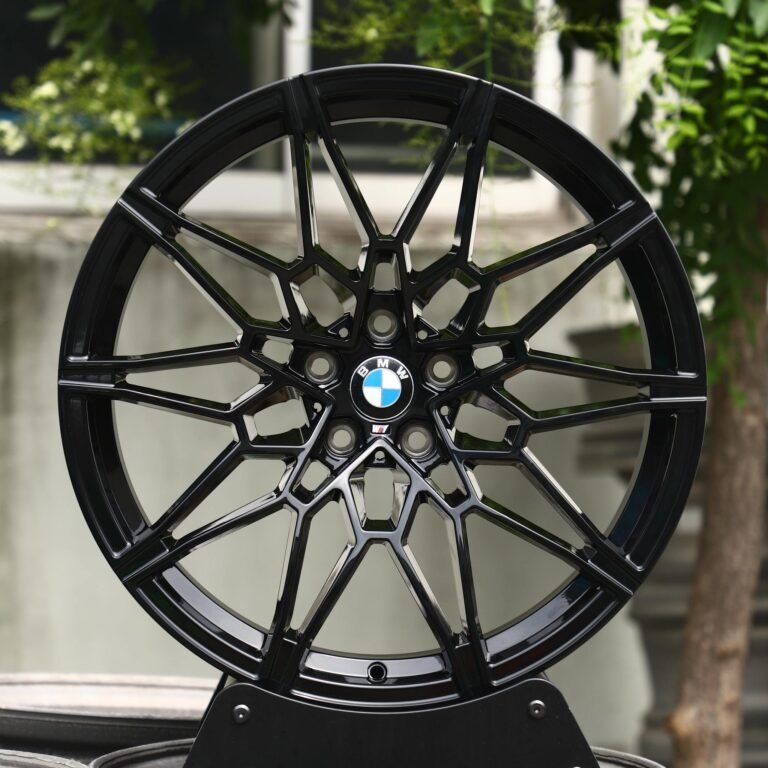 Ferrari 488 wheels – Matte Silver Cut-Out, front view