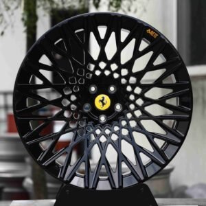 Matte Silver Cut-Out Forged Wheels – Ferrari 488 / Ferrari F8 Fitment (5-Lug)