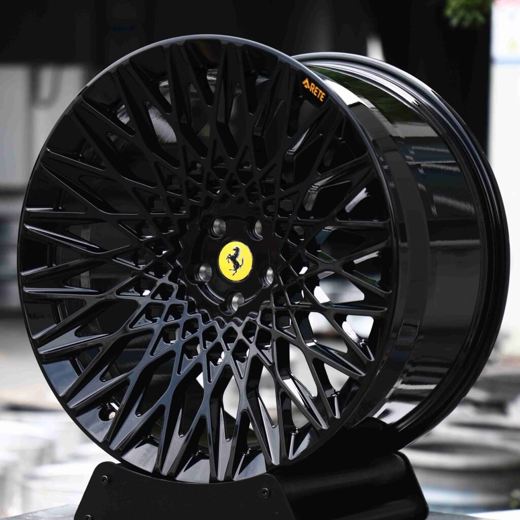 Matte Silver Cut-Out Forged Wheels - Ferrari 488 / Ferrari F8 Fitment (5-Lug) view 2