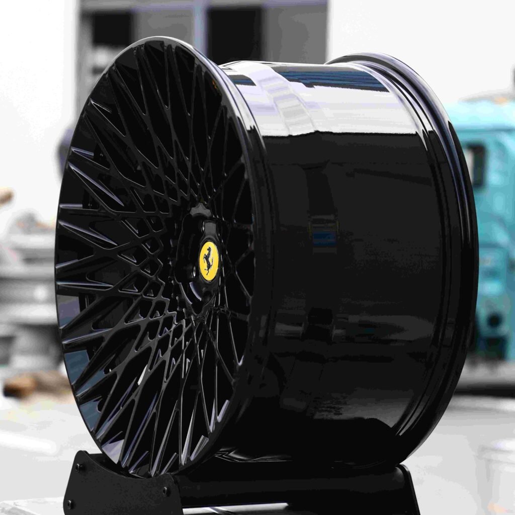 Matte Silver Cut-Out Forged Wheels - Ferrari 488 / Ferrari F8 Fitment (5-Lug) view 3