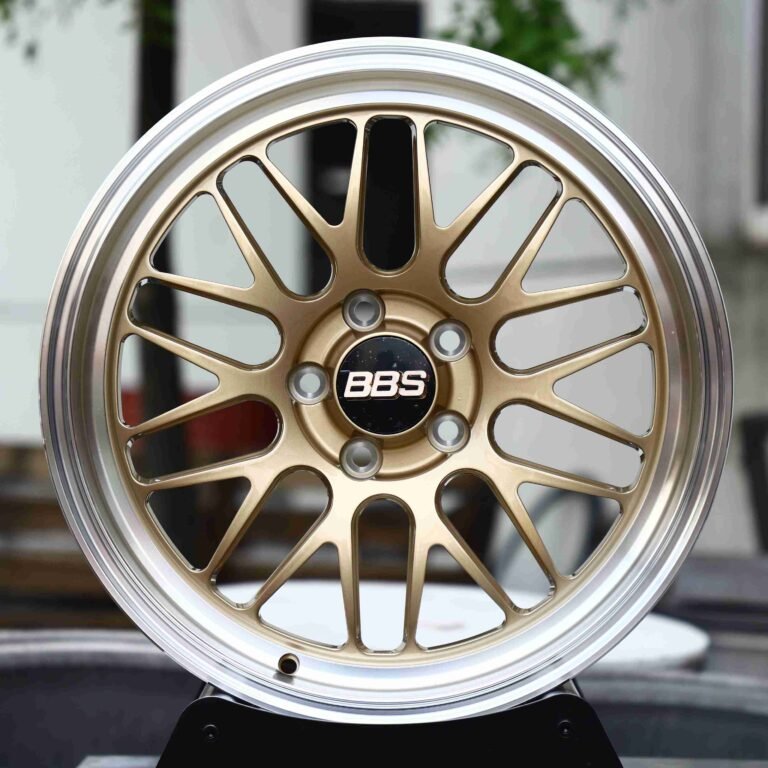 Porsche 911 wheels – Matte Silver Deep Lip, front view