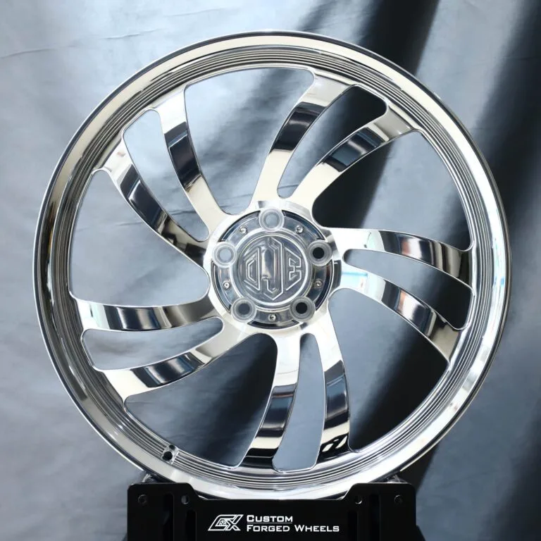 Porsche 911 wheels – Matte Silver Deep Lip, front view
