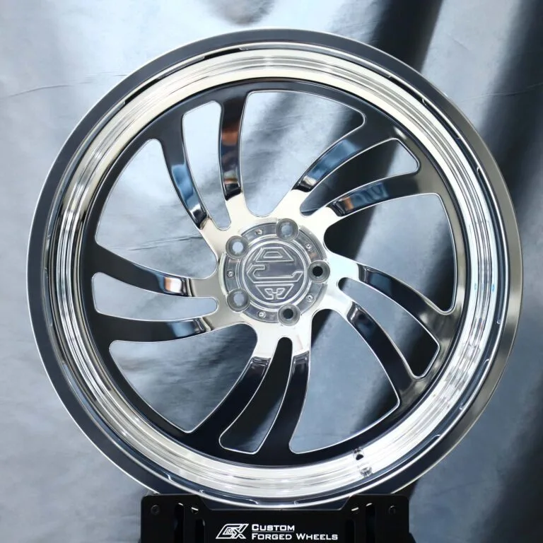 Porsche 911 wheels – Matte Silver Deep Lip, front view
