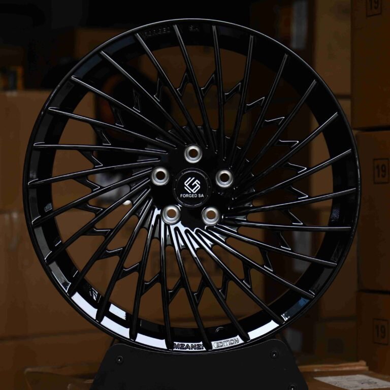 Porsche 911 wheels – Matte Silver Directional Milled Cut-Out, front view