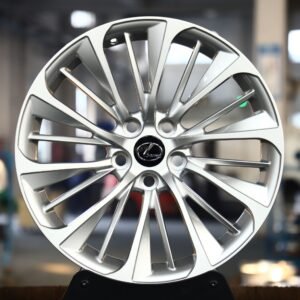 Lexus IS / LS Forged Wheels – Matte Silver Directional Milled