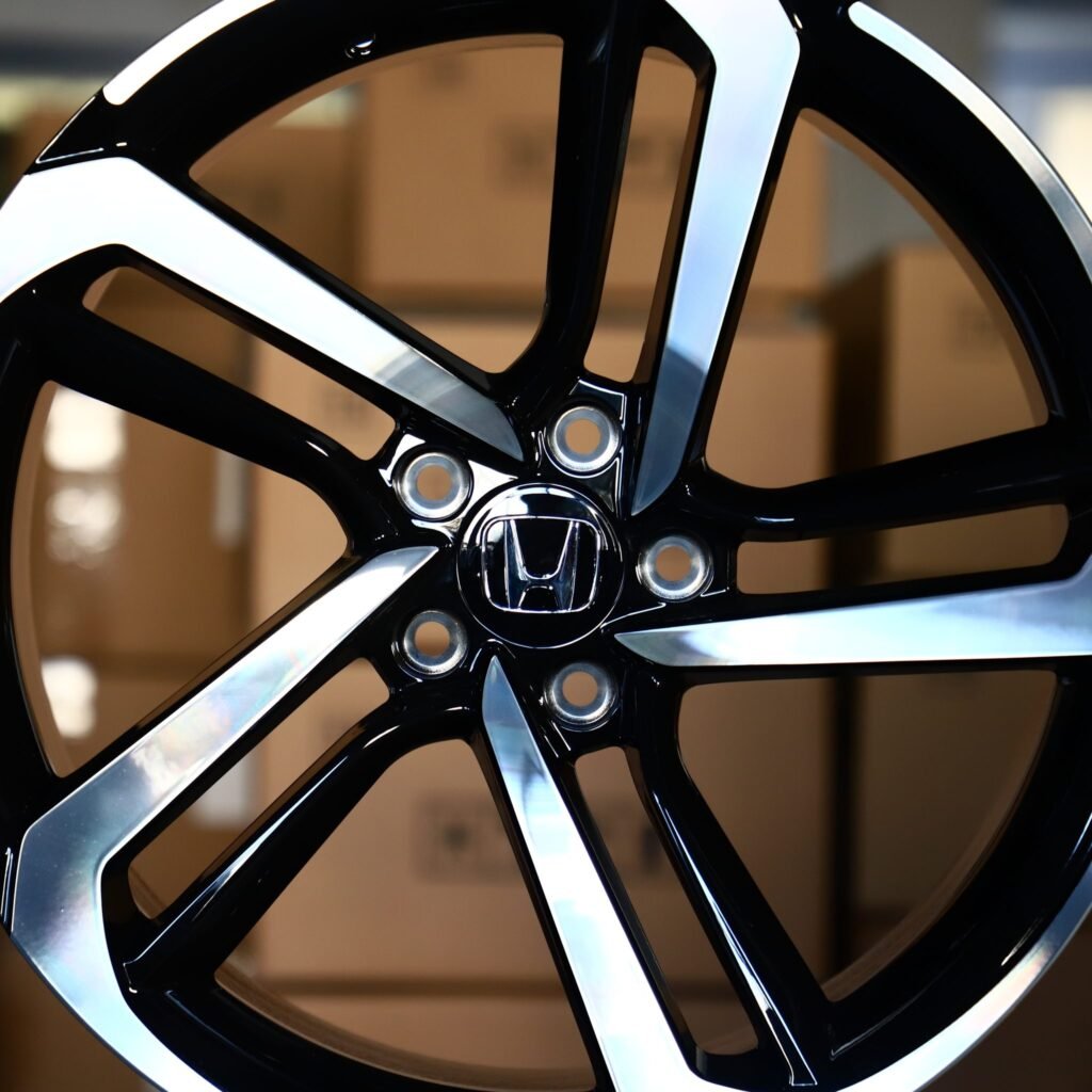 Honda S2000 wheels – Matte Silver Directional Milled Machined Face, lip and barrel detail
