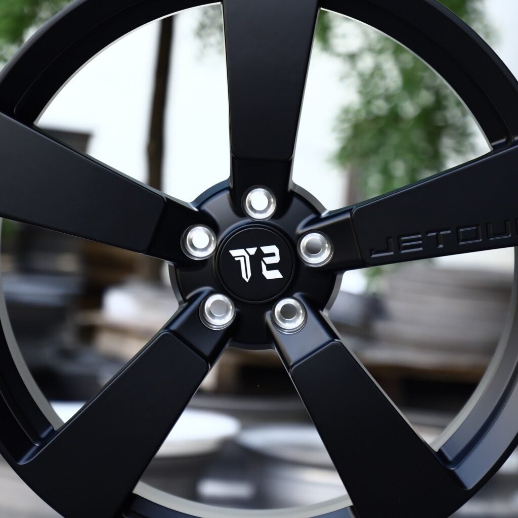 5x114.3 wheels – Matte Silver Fan Spoke, side view