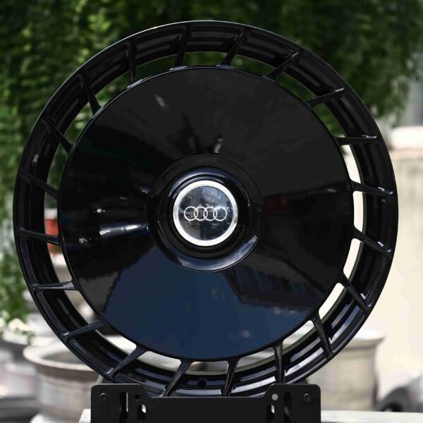 Audi A4 wheels – Matte Silver, front view