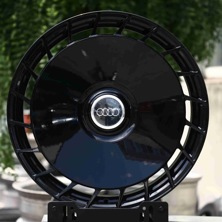 Audi A4 wheels – Matte Silver, front view