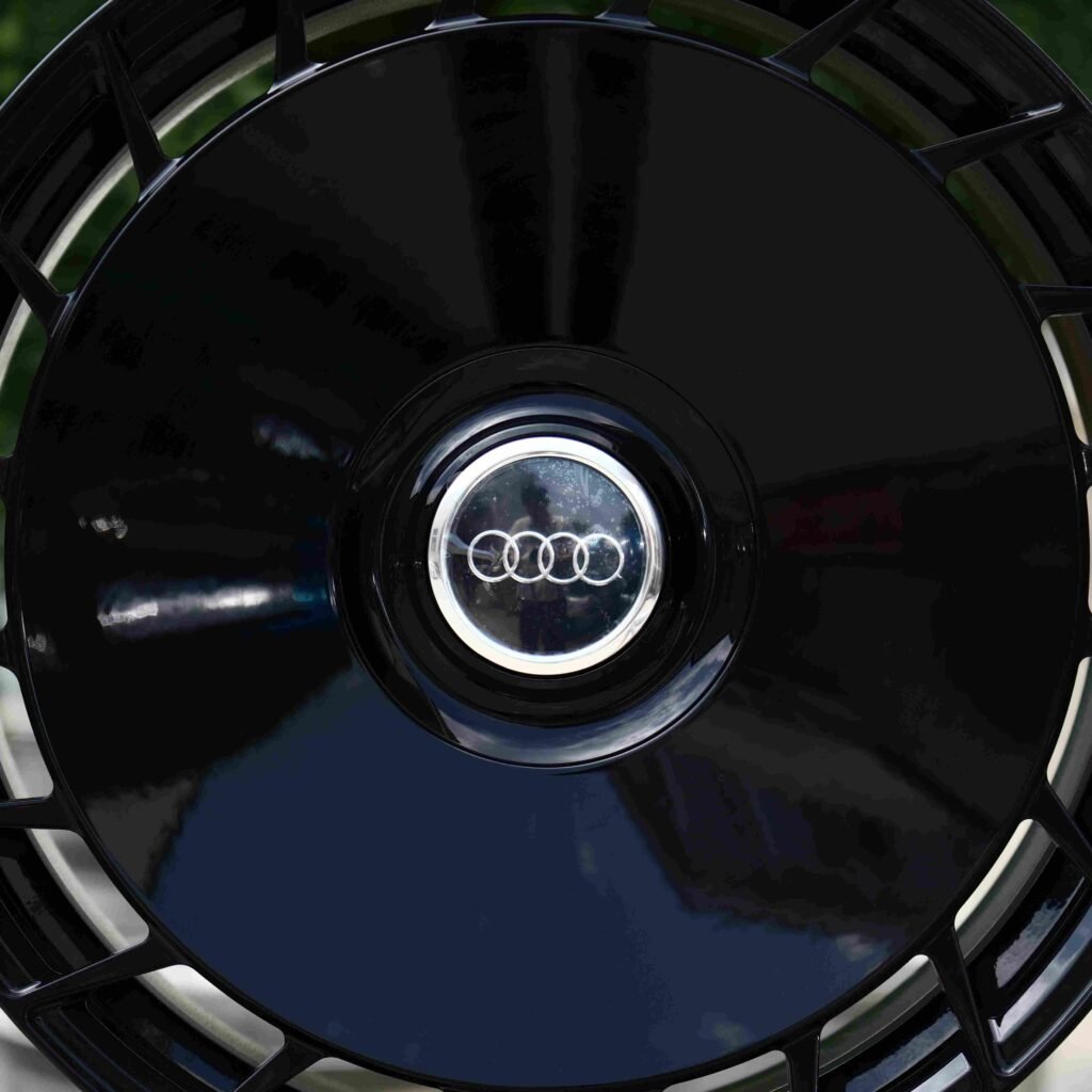 Audi RS3 8Y wheels – Matte Silver, lip and barrel detail