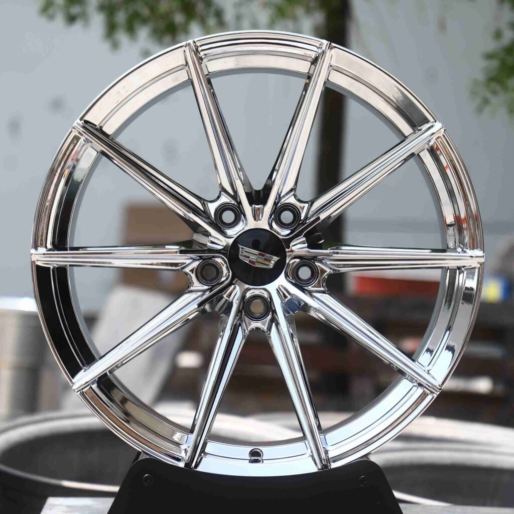 Matte Silver Forged Wheels - Cadillac CT5 / Cadillac Escalade Fitment (6-Lug) Monoblock forged wheel