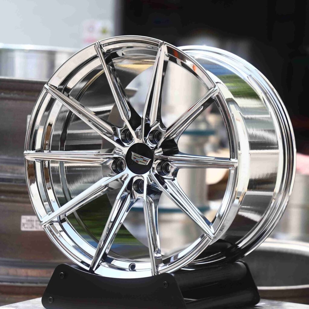 Matte Silver Forged Wheels - Cadillac CT5 / Cadillac Escalade Fitment (6-Lug) view 2