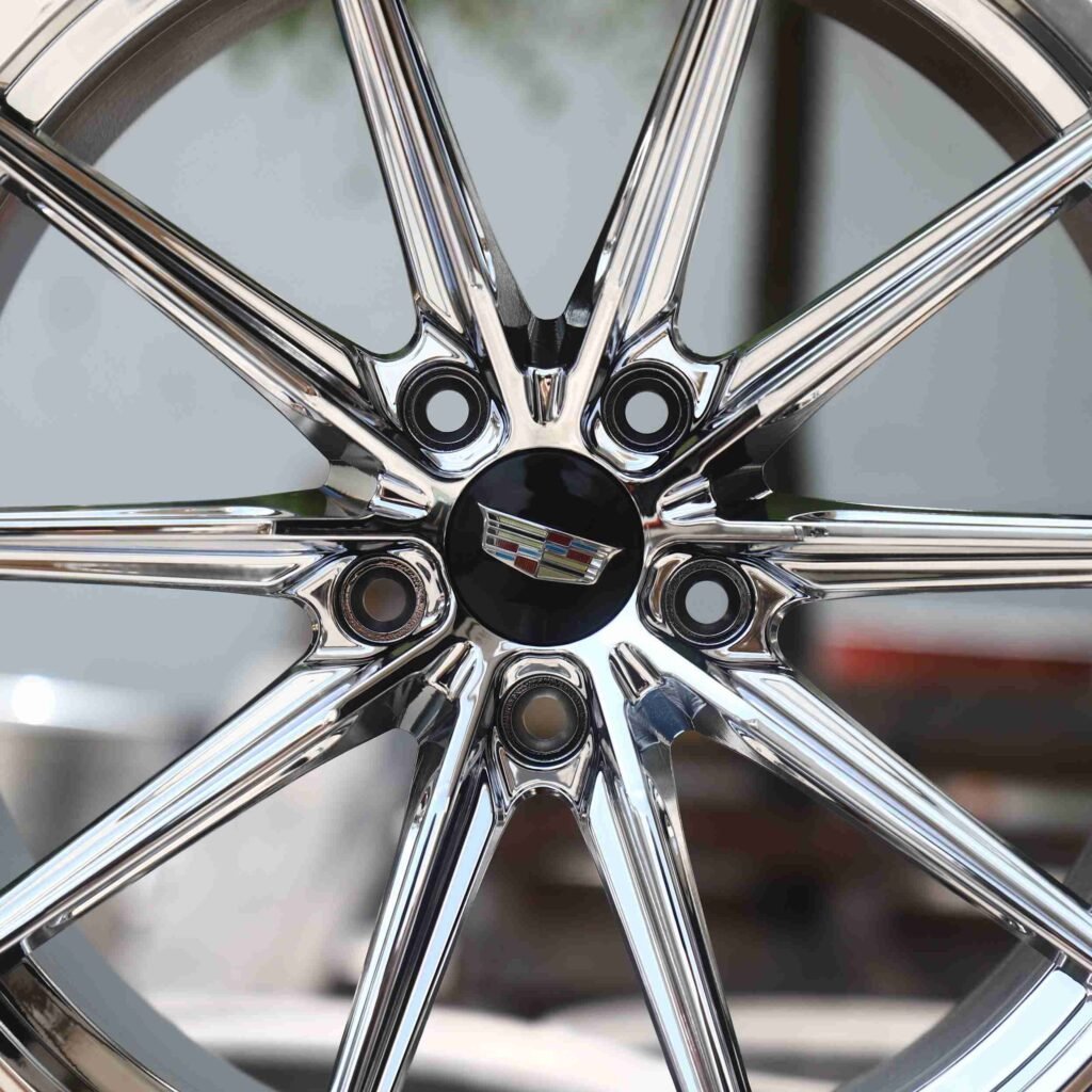 Matte Silver Forged Wheels - Cadillac CT5 / Cadillac Escalade Fitment (6-Lug) view 4