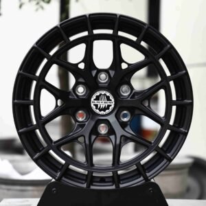 Black Bear-Style Gloss Black Mesh Off-Road Forged Wheels – Ford F-150 / 1500 Fitment (6-Lug)