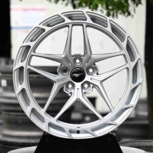 Matte Silver Forged Wheels – Ford Mustang / Ford F-150 Fitment (6-Lug)
